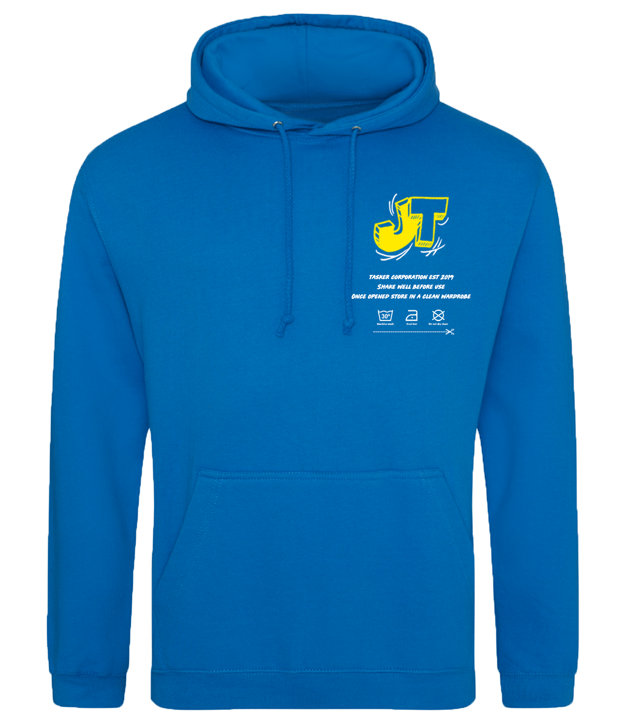 Sapphire Blue JT Hoodie Tasker Corporation